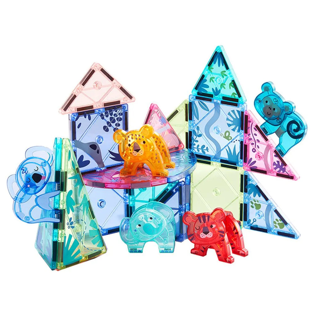 Colorful Magnetic Tiles - Wonderful Forest (40 PCS)