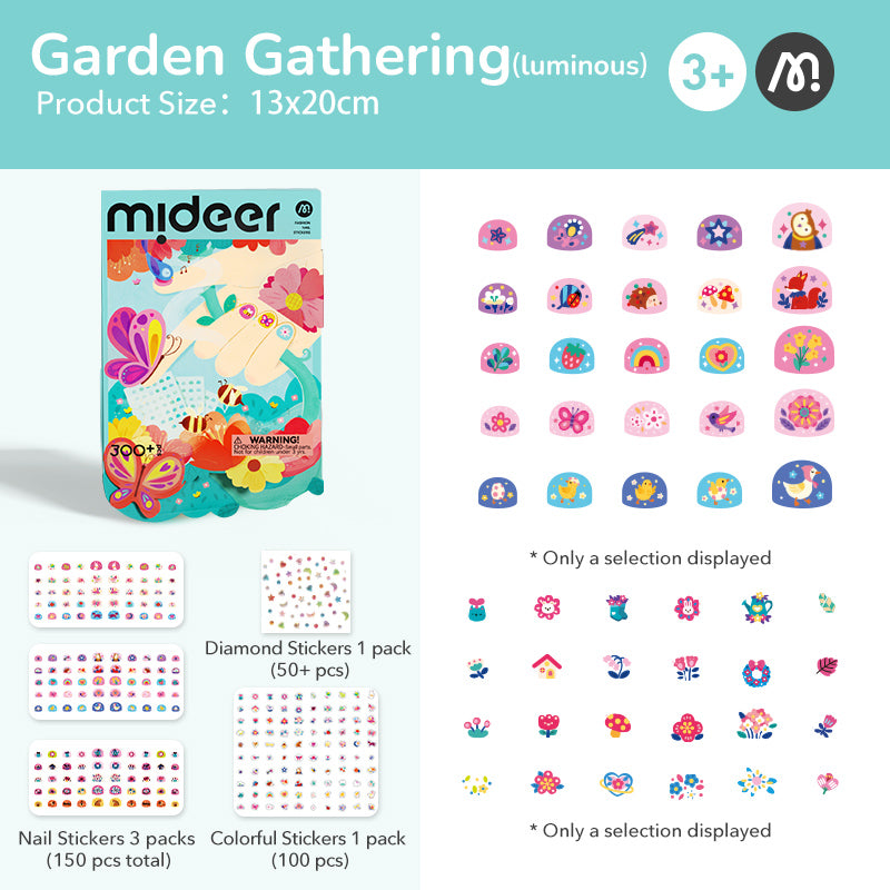 Fashion Nail Stickers - Garden Gathering