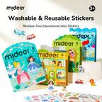 Reusable Jelly Stickers - The Bustling Traffic