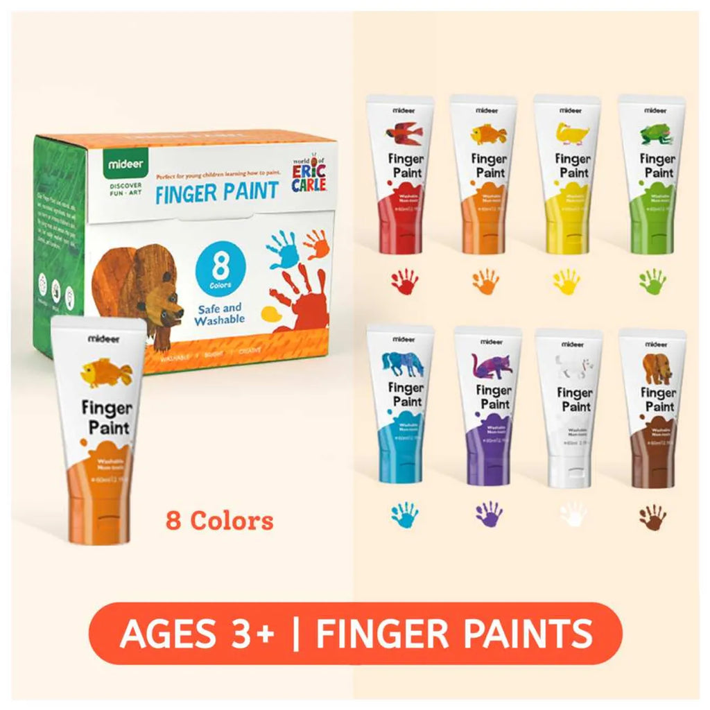 Finger Paint - The Very Hungry Caterpillar (8 Colors)