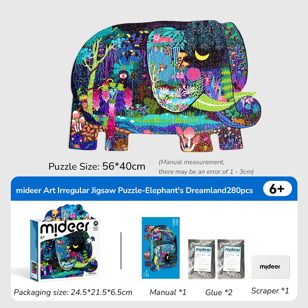 Shaped Artist Puzzle - Elephant Dream