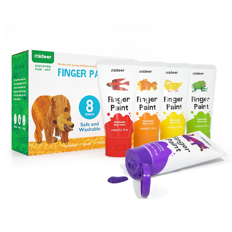 Finger Paint - The Very Hungry Caterpillar (8 Colors)