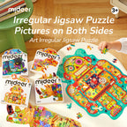 Shaped Artist Puzzle - Dinosaur World