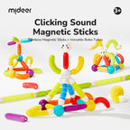Rainbow Magnetic Building Sticks - 26 PCS