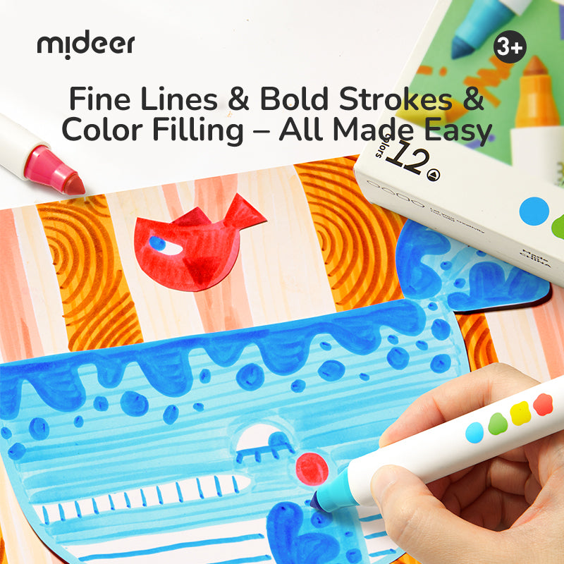 Large Fine - Tip Washable Marker - 24 Colors