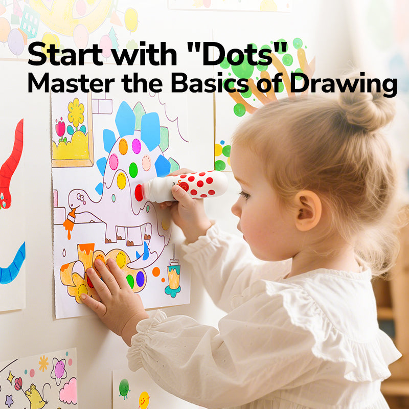 Magic Dot Marker - 6 Colors