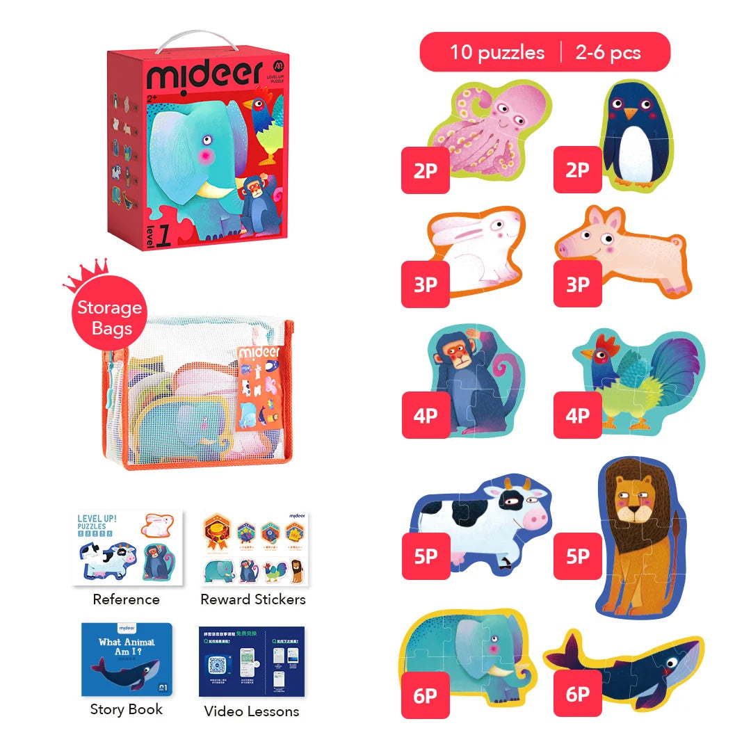Level Up! Puzzle - Level 1: Simple Animals