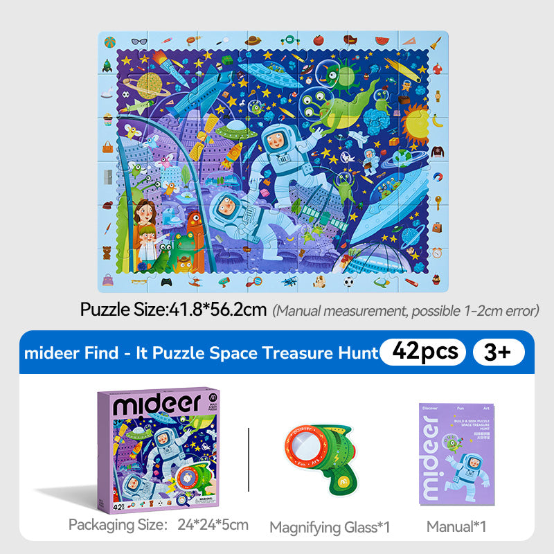 Build & Seek Puzzle - Space Treasure Hunt