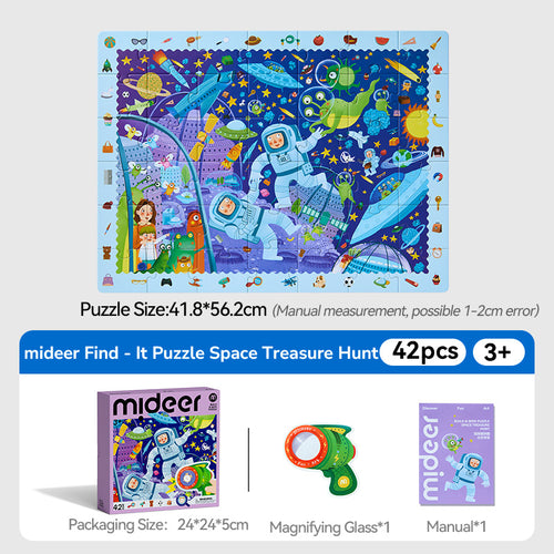 Build & Seek Puzzle - Space Treasure Hunt