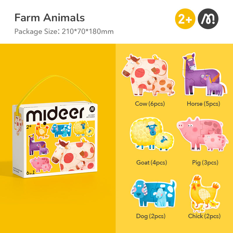 My First Artist Puzzle - Farm animals