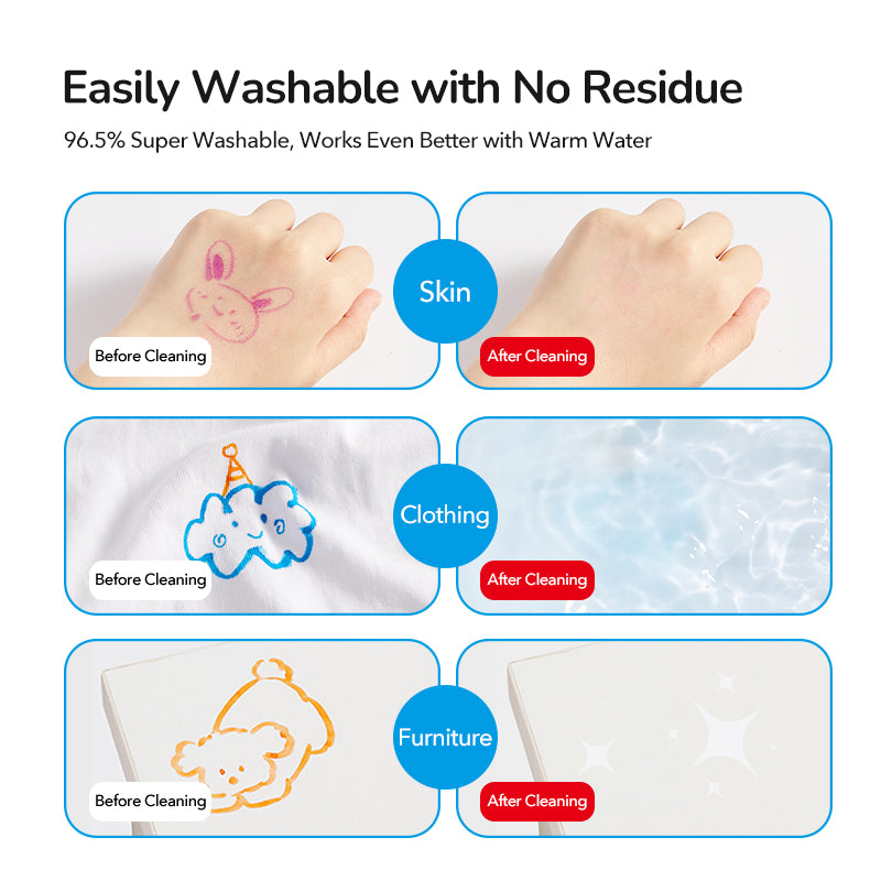 Large Fine - Tip Washable Marker - 24 Colors