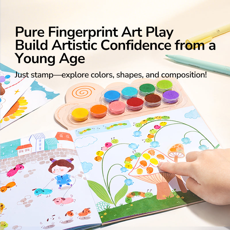 Creative Finger Paint Kit - Secret Garden