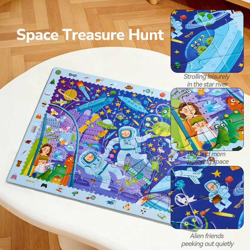 Build & Seek Puzzle - Space Treasure Hunt
