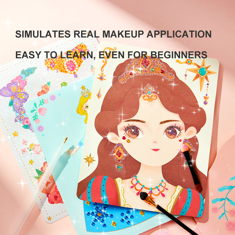3-in-1 Dress Up Game Set - Princess Makeup Kit