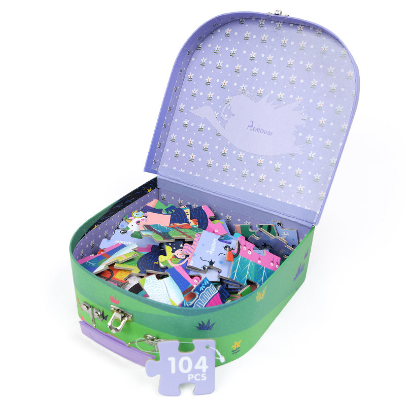 Gift Portable Puzzle - Dinosaur Age (104p)
