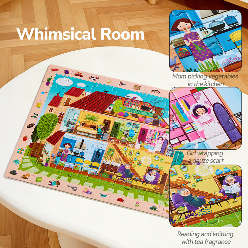 Build & Seek Puzzle - Whimsical Room