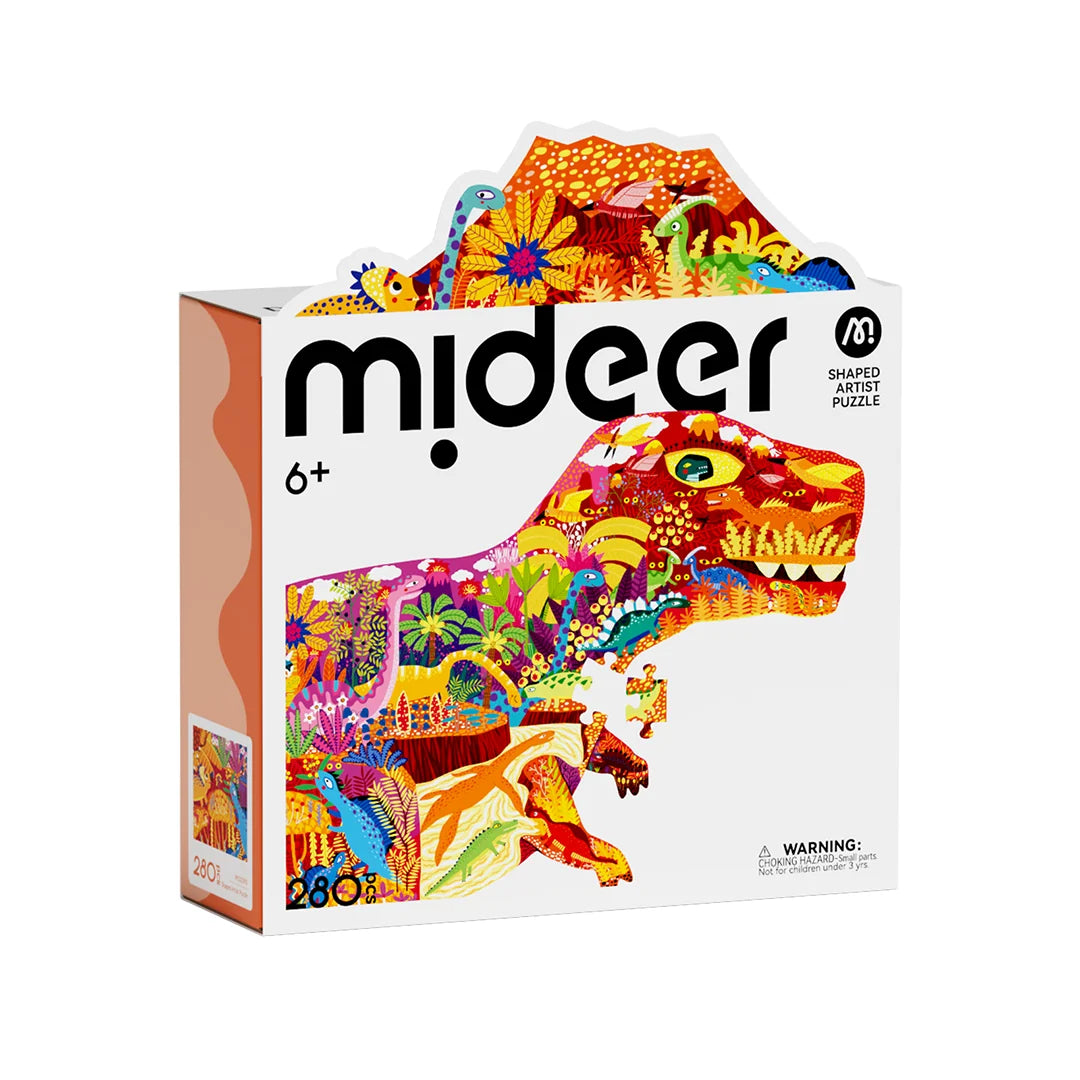 Shaped Artist Puzzle - Dinosaur World
