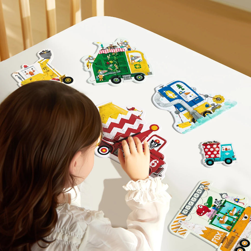 My First Artist Puzzle - Construction vehicles