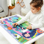 Gift Portable Puzzle - Dinosaur Age (104p)