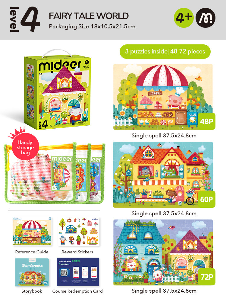 Level Up! Puzzle - Level 4: Fairy Tale Town
