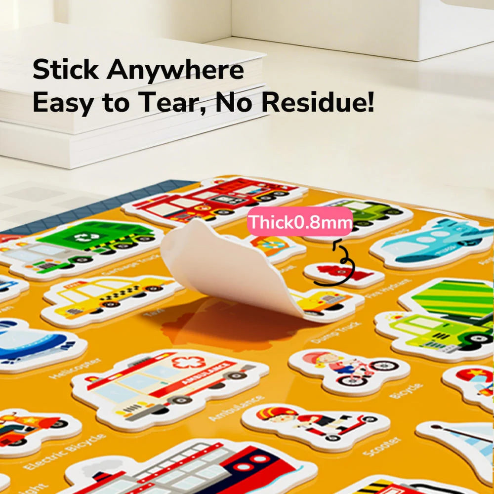 Reusable Jelly Stickers - Princess Dress Up