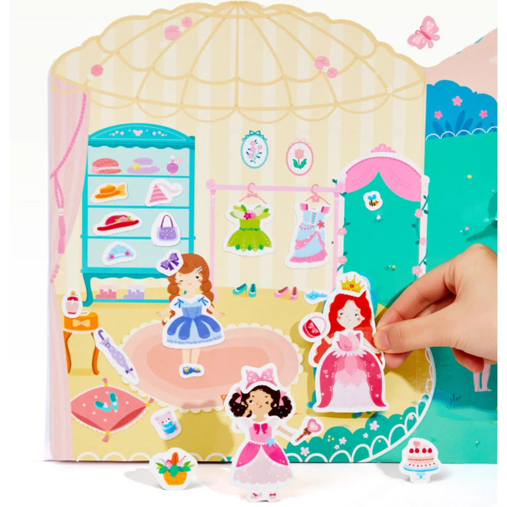 Reusable Jelly Stickers - Princess Dress Up