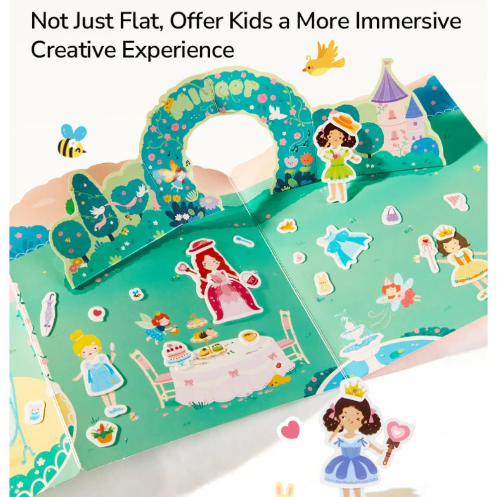 Reusable Jelly Stickers - Princess Dress Up