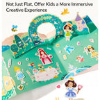 Reusable Jelly Stickers - Princess Dress Up