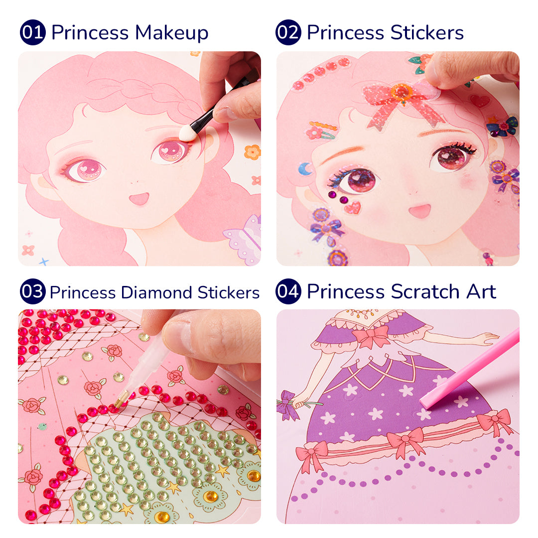 3-in-1 Dress Up Game Set - Princess Fashion Show