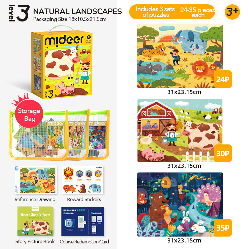 Level Up! Puzzle - Level 3: Natural Scenery