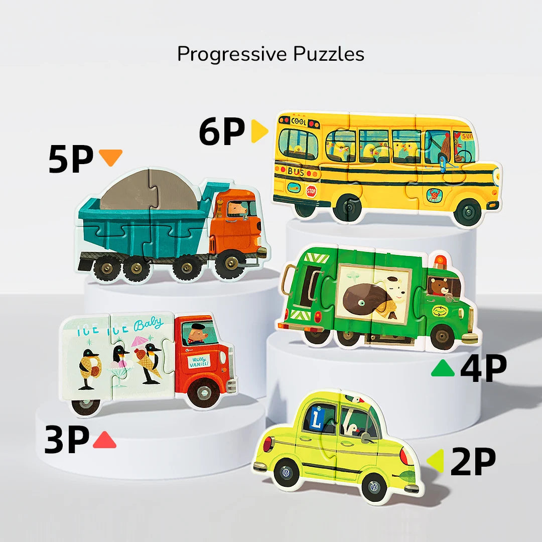 My First Artist Puzzle - Busy Cars