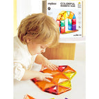 Colorful Magnetic Tiles - 60 PCS