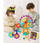 Translucent Color Snowflake Blocks - 200 pcs