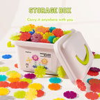 Translucent Color Snowflake Blocks - 200 pcs
