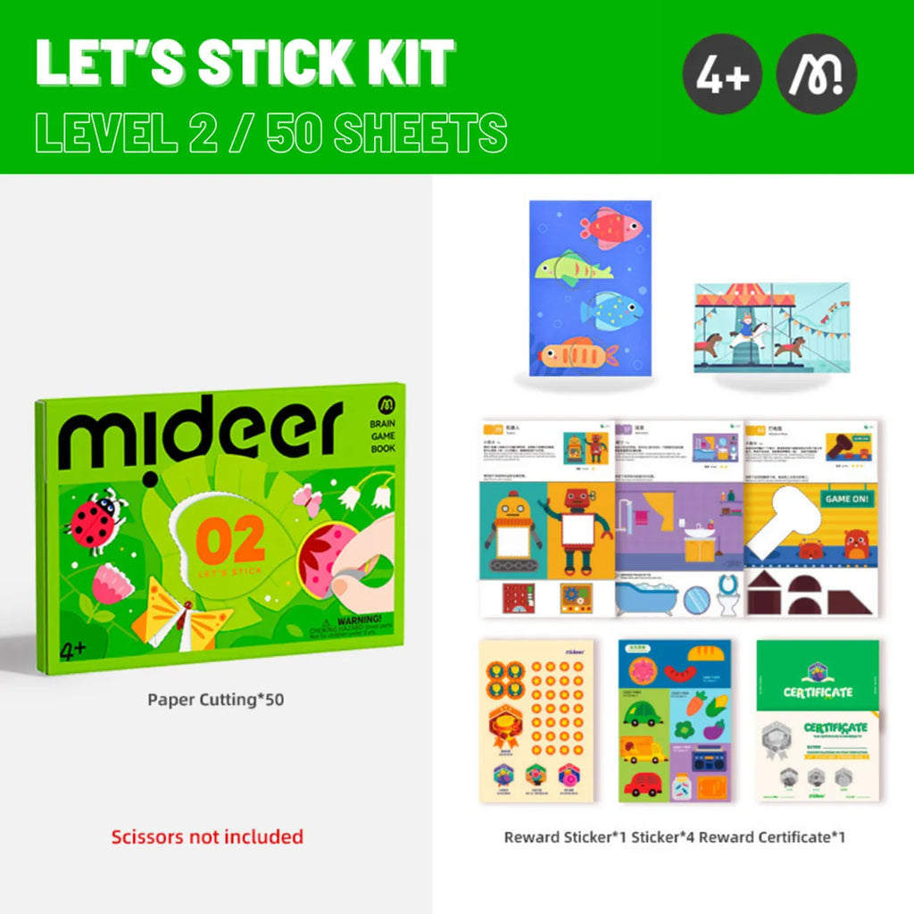 Level Up! Brain Gamebook - Let's Stick Level 2