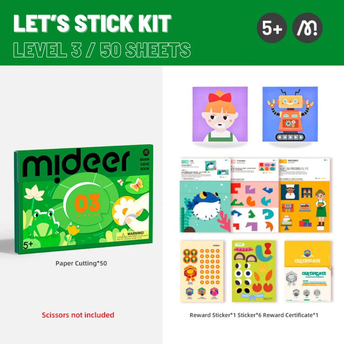 Level Up! Brain Gamebook - Let's Stick Level 3