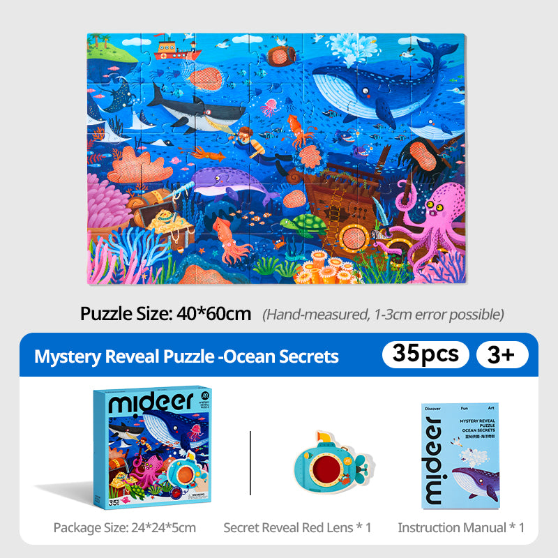 Mystery Reveal Puzzle - Ocean Secrets