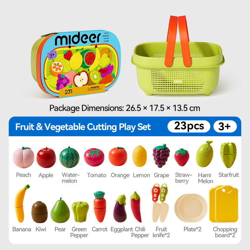 Fruit & Vegetable Cutting Play Set